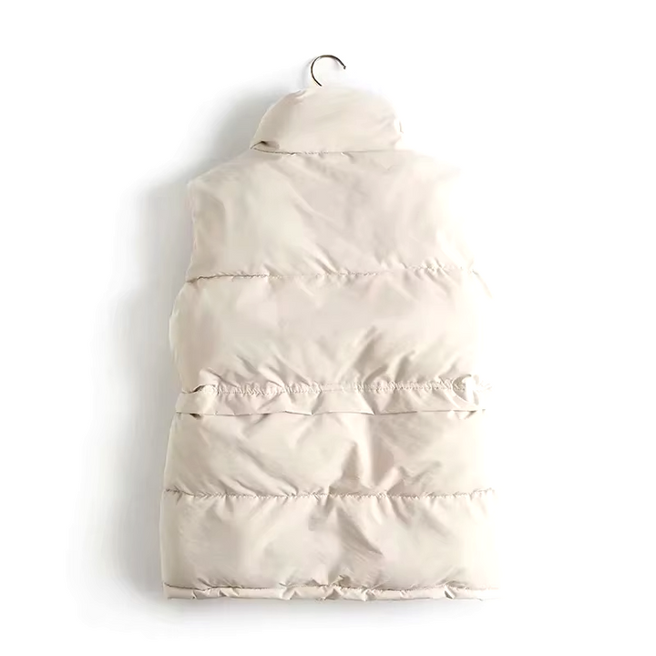 Timfeayio Satin Puffer Vest