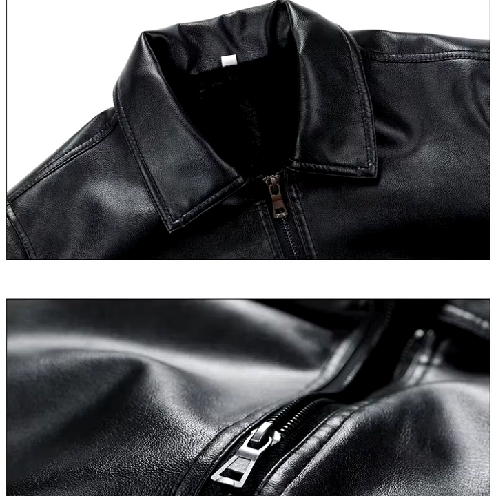 Victor Leather Trucker Jacket