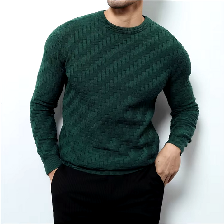 Aston Textured Pattern Sweater