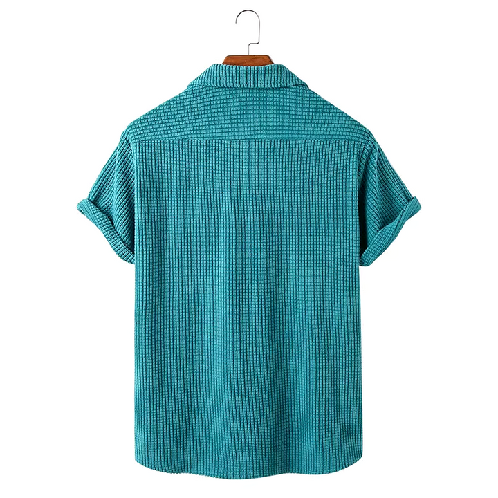 Charlie Relaxed Knitted Waffle Shirt