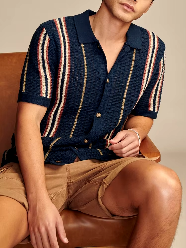 Tavio Open Knit Shirt