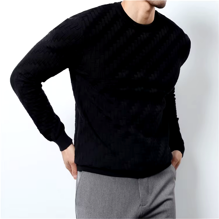 Aston Textured Pattern Sweater