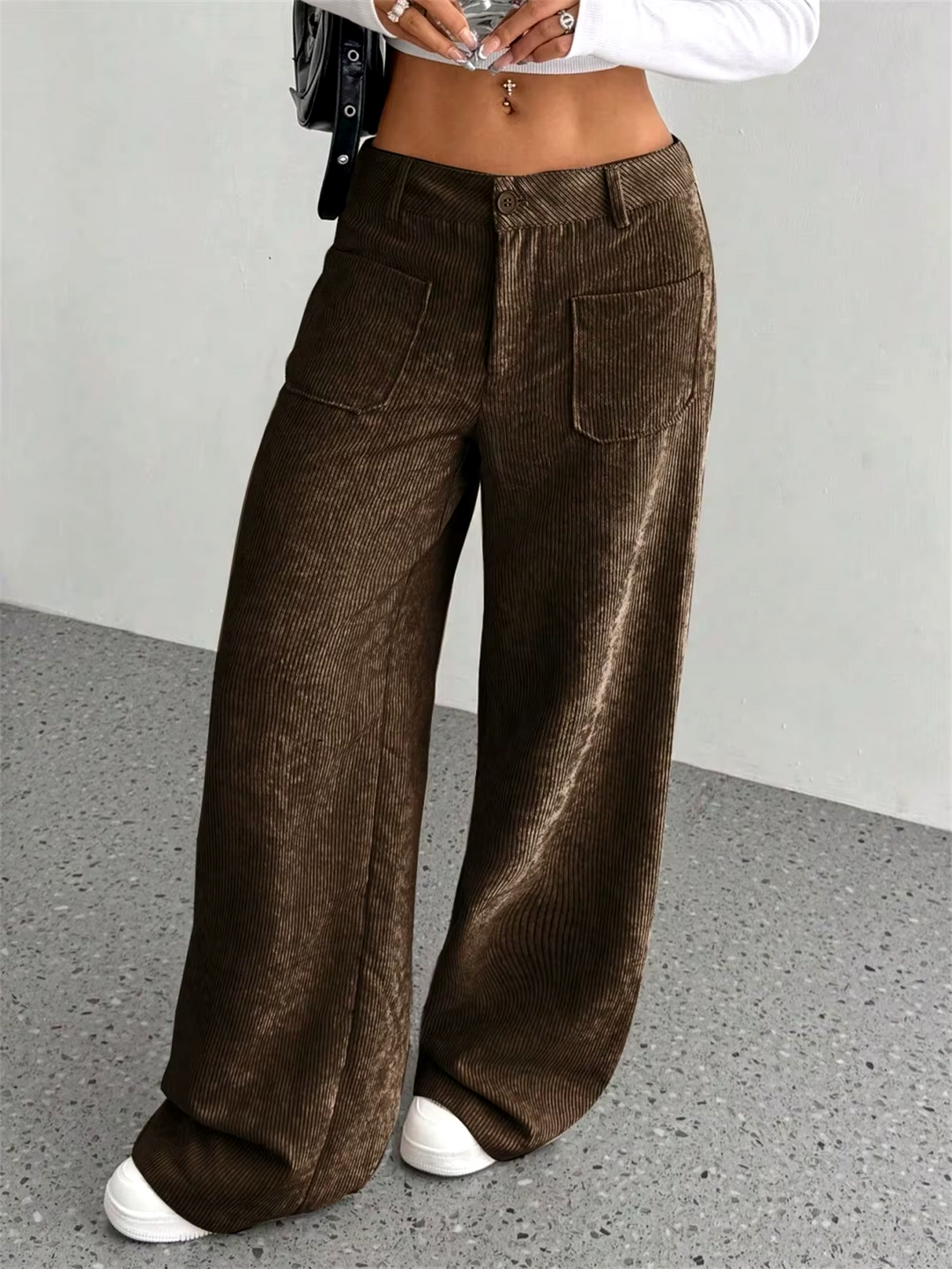 Brooke Corduroy Wide Leg Pant