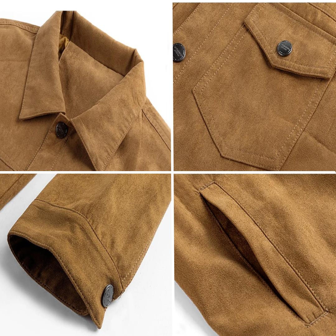 Oakridge Suede Trucker Jacket