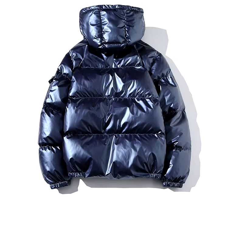 Athena Quilted Metallic Ciré Jacket