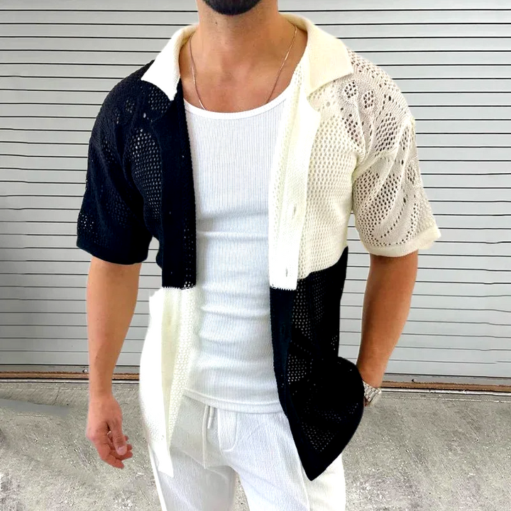 Cascade Knitted Mesh Shirt