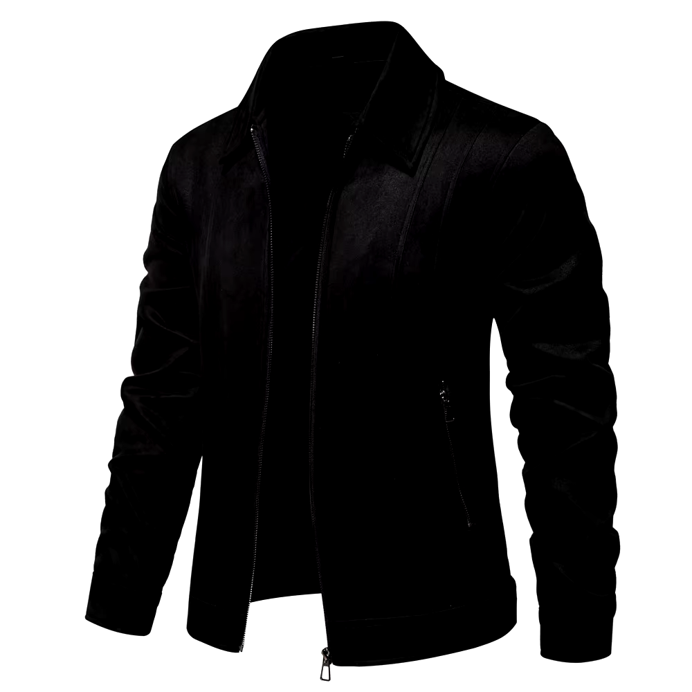 Verdant Suede Trucker Jacket