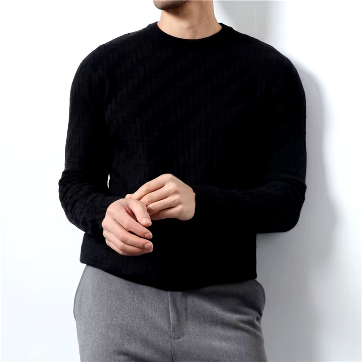 Aston Textured Pattern Sweater
