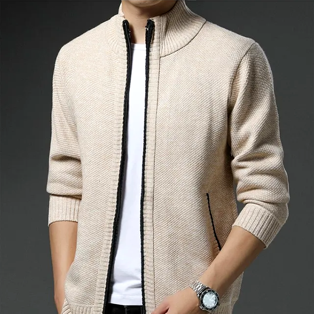 Heritage Knit Zip Cardigan