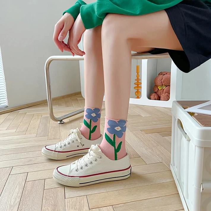 Daisy Floral Sock Set