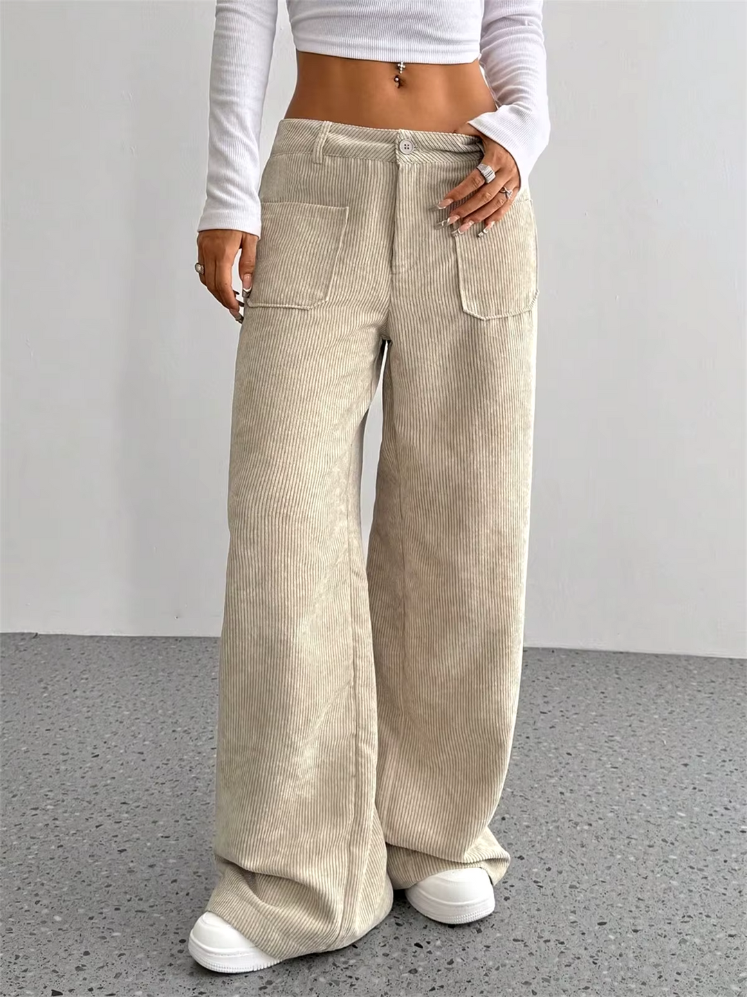 Brooke Corduroy Wide Leg Pant