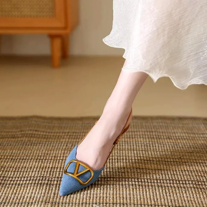 Catalina Slingback Stiletto Heel