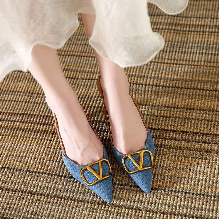 Catalina Slingback Stiletto Heel