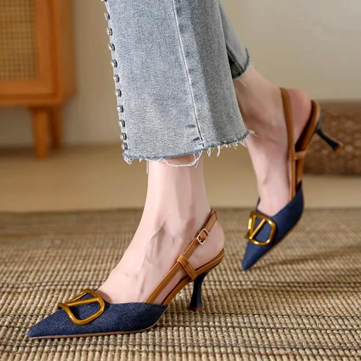 Catalina Slingback Stiletto Heel