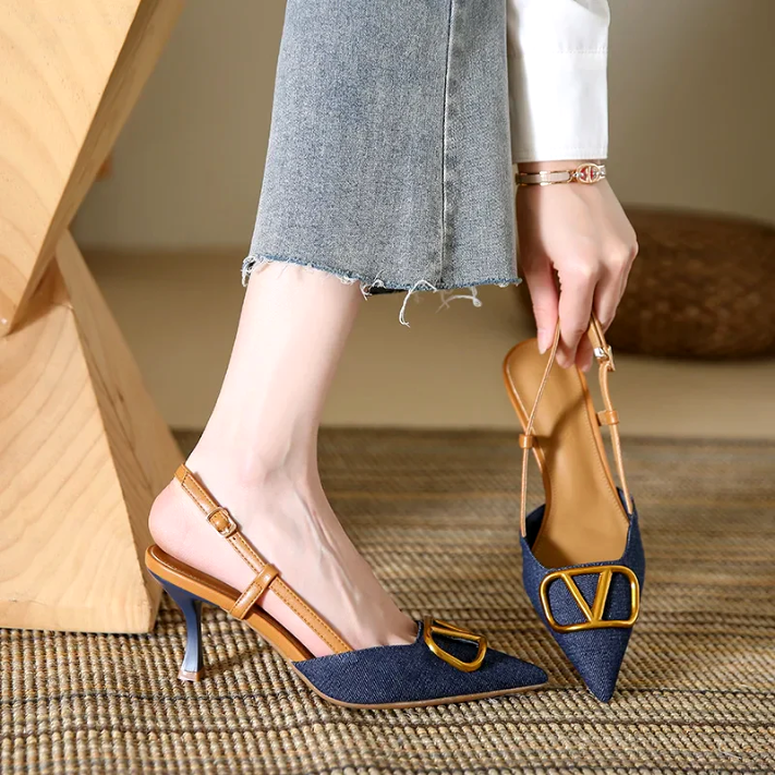 Catalina Slingback Stiletto Heel
