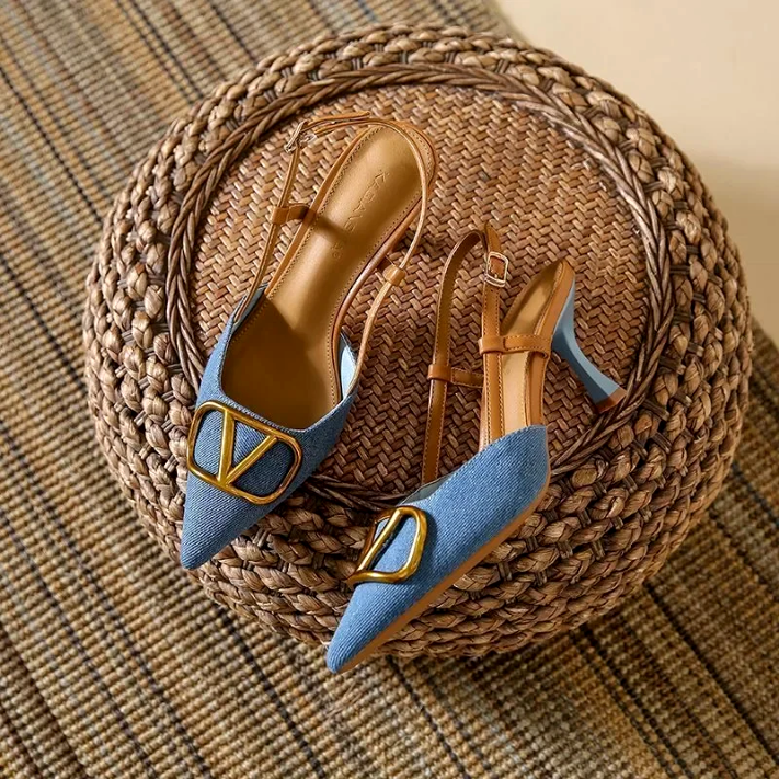 Catalina Slingback Stiletto Heel