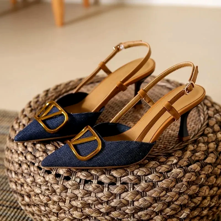 Catalina Slingback Stiletto Heel