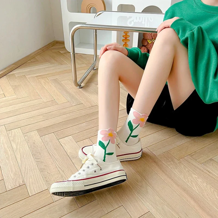 Daisy Floral Sock Set
