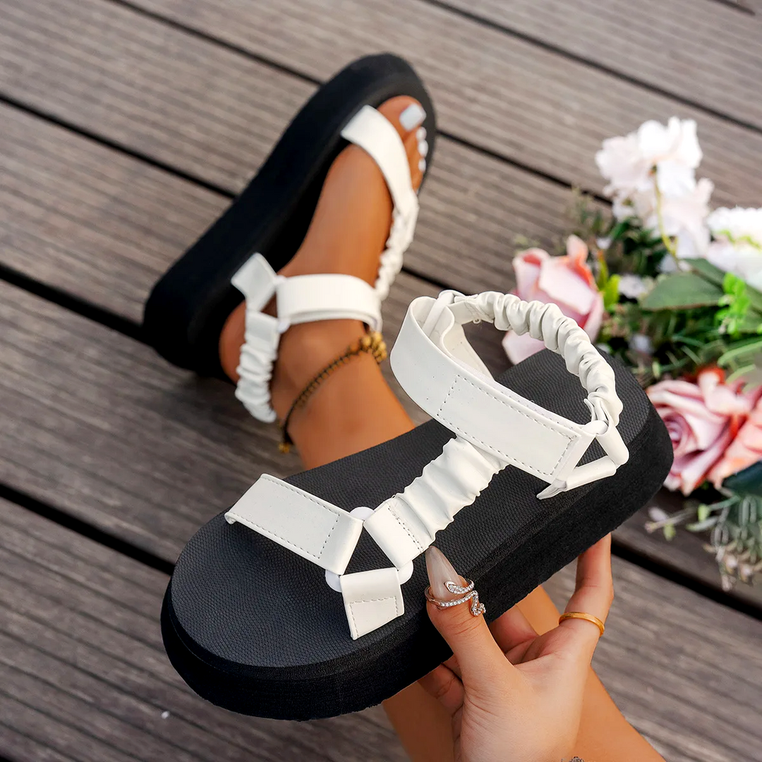 Nova Iridescent Platform Sandal