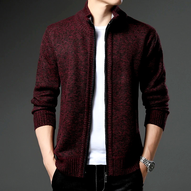 Heritage Knit Zip Cardigan