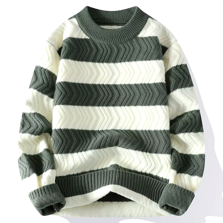 Chevron Striped Sweater