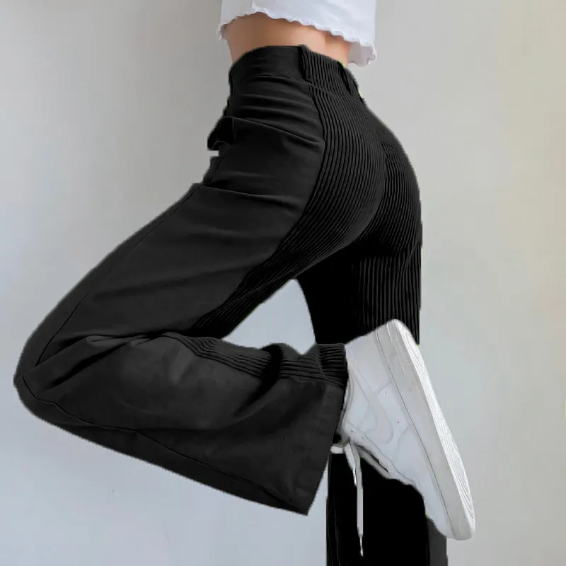 Elena Patchwork Corduroy Pant