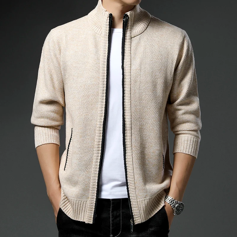 Heritage Knit Zip Cardigan