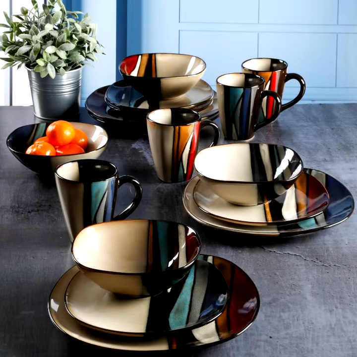 Kai Terra 16-Piece Dinnerware Set Stoneware