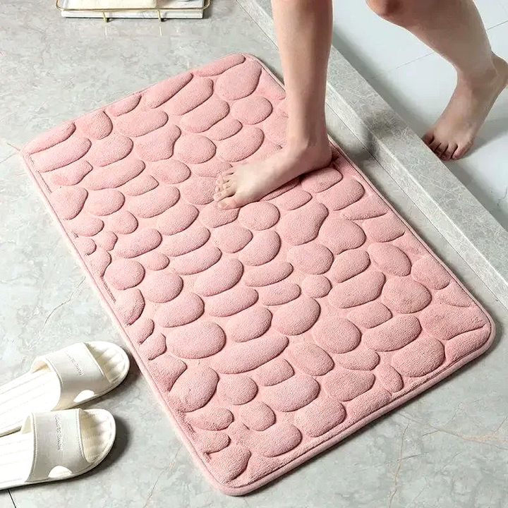 Lisbon Cobblestone Bath Mat