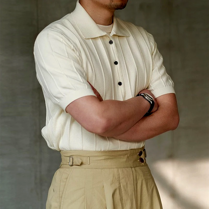 Marco Cable Knit Polo