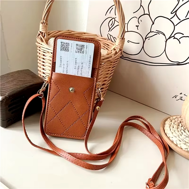 Mila Crossbody Leather iPhone Case