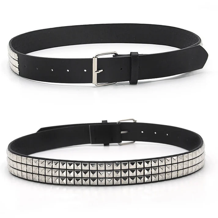 Rebel Studded Leather Belt