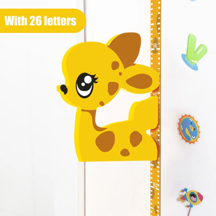 Animal Theme Children Growth Chart