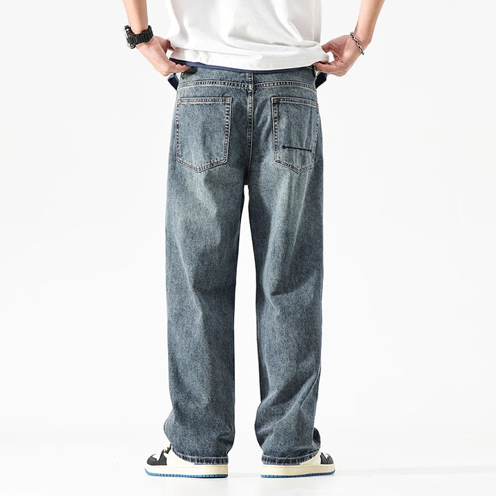 Ethan Stone-Wash Denim Jeans