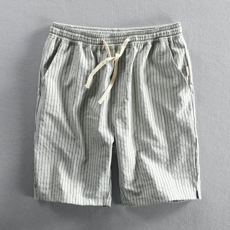 Relaxed Bold Stripes Shorts