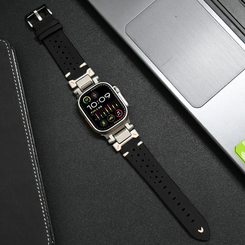 Genuine Leather Apple Watch Band