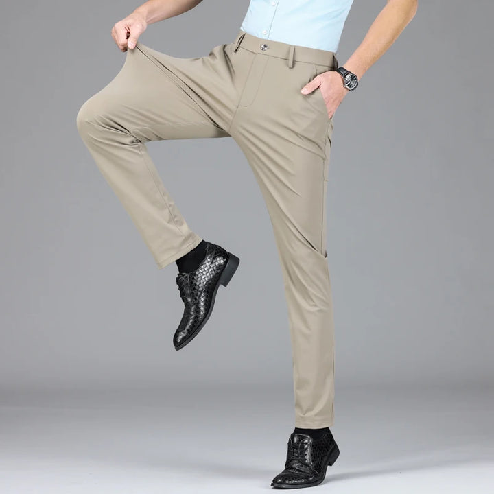 Harvey Stretchable Silk Pants