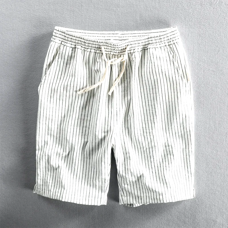 Relaxed Bold Stripes Shorts