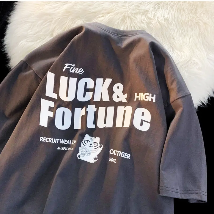 Fortune Vibes Oversized Tee