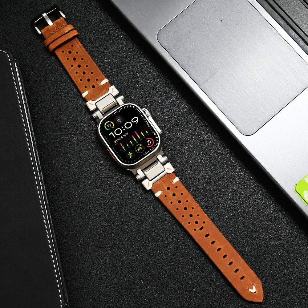 Genuine Leather Apple Watch Band