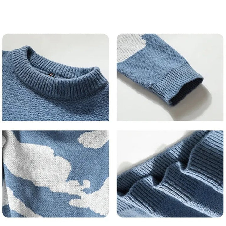 Azure Dream Cloud Women Sweater