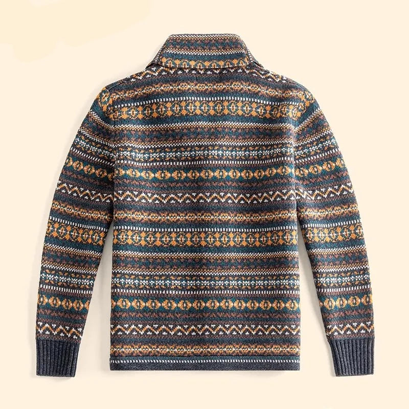 Bravado Patterned Wool Cardigan