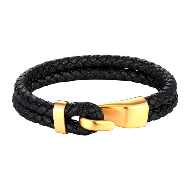 Charm Leather Bracelet