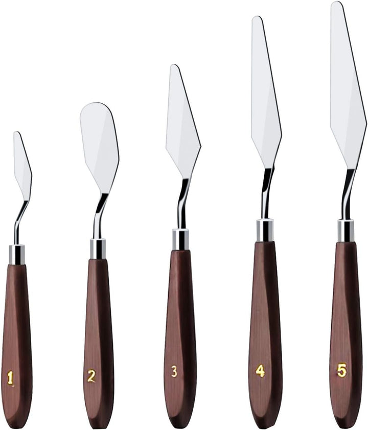 Engraved Baking Spatula 5 Pcs Set