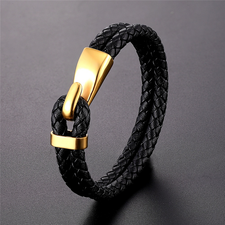 Charm Leather Bracelet