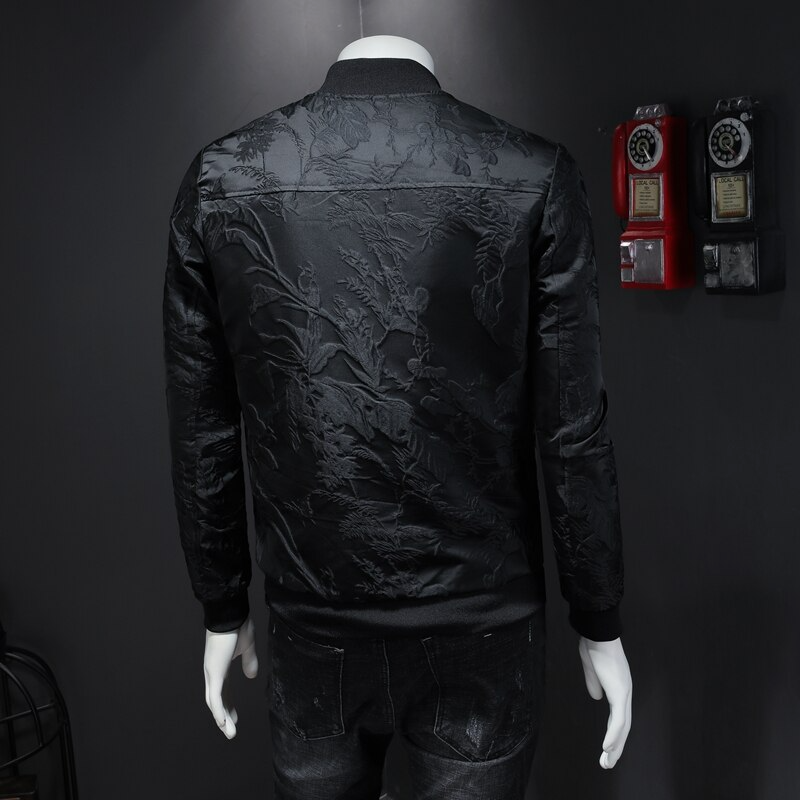 Obsidian Luxury Bomber Jacket