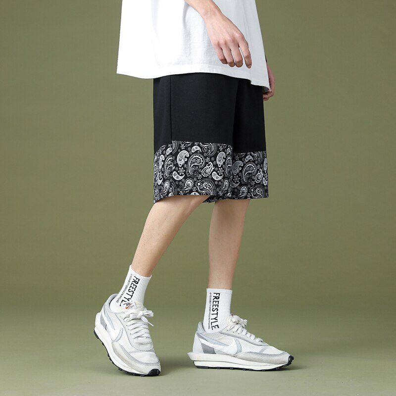 Braxton Paisley Casual Linen Shorts