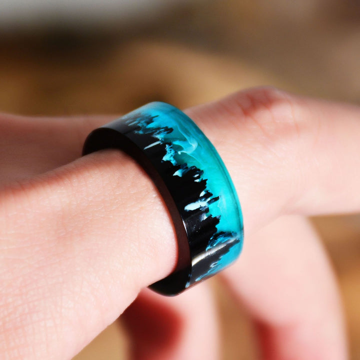 Blue Soul Resin Ring