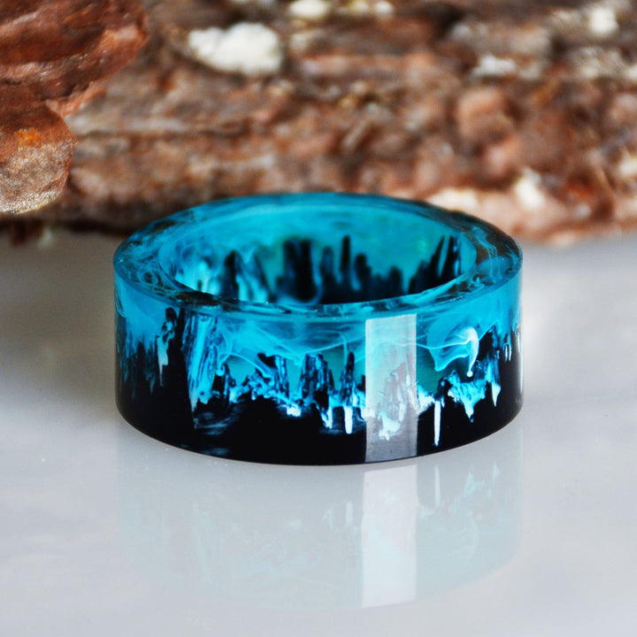 Blue Soul Resin Ring