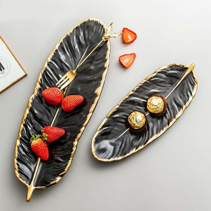 Michael Gold Feather Plate